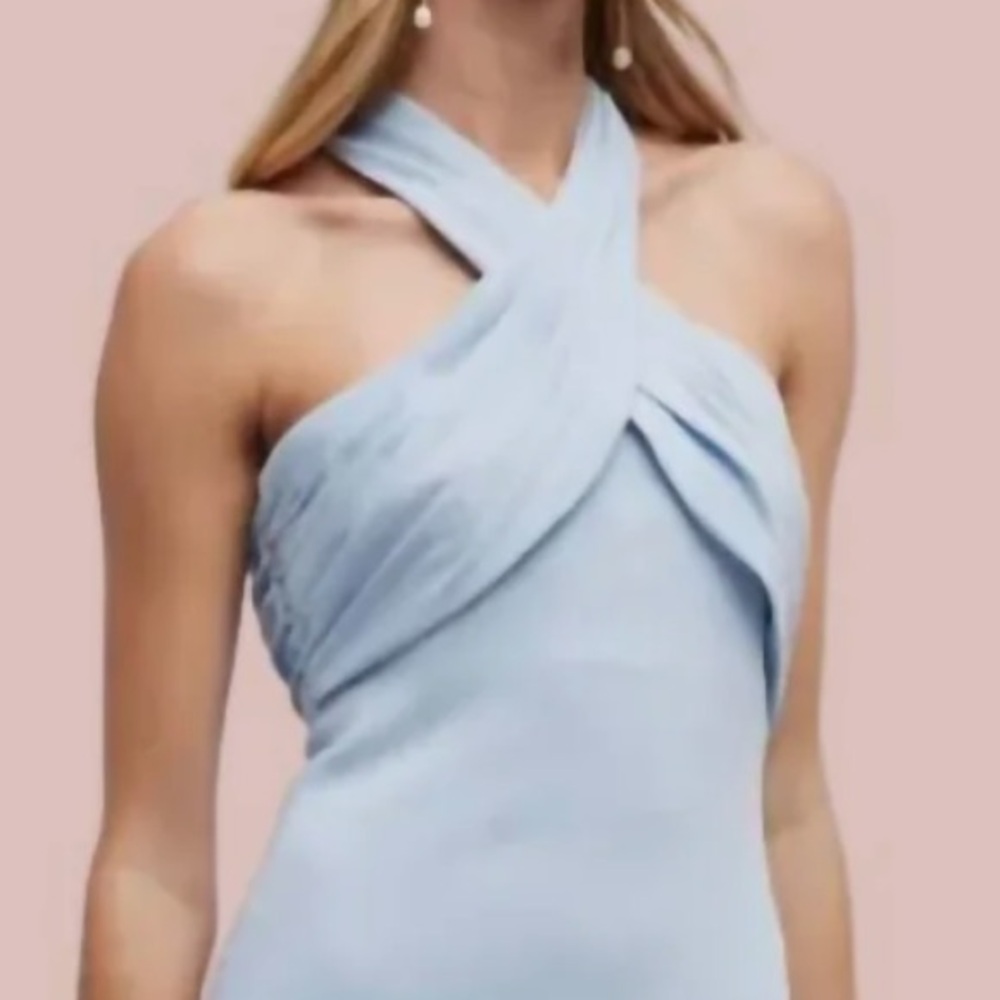 Cinq a Sept Adela Tie-Back Trumpet Midi Dress - Picture 3 of 3